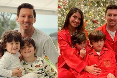 El futbolista hace todo para que su esposa e hijos pasen una inolvidables celebraciones navideñas.