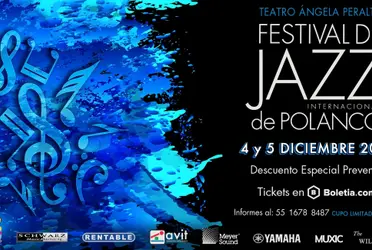 El sábado 4 de Diciembre se presentará Andrea Miller, quien ha trabajado con Celine Dion, Quincy Jones.