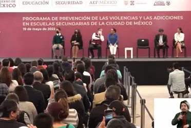 En las alcaldías Iztapalapa y Gustavo A. Madero, dio inicio el Programa de Prevención de las Violencias y las Adicciones en escuelas secundarias.