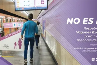 En redes sociales, el sistema de transporte recordó que estos espacios en los trenes y andenes están habilitados los 365 días del año.