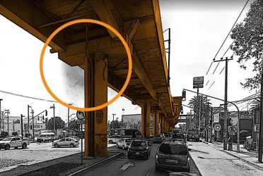 En un mensaje para dar a conocer los avances de la rehabilitación, el secretario recordó que esta parte consiste en tres trabes principales que serán colocadas en el claro afectado.