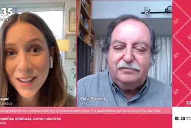  
La cineasta, editora, y conferencista Alexandra (Sasha) Sagan, presentó su nueva obra en una charla con el escritor mexicano Pepe Gordon en  la Feria Internacional del Libro de Guadalajara.