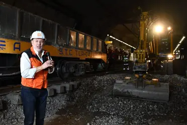 La rehabilitación de las siete curvas que están en el tramo subterráneo de la Línea 12 concluirá en noviembre de este año. 