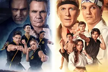 Siguiendo la narrativa del Torneo de Karate All Valley que será el punto central de este ciclo, el afiche presenta dos claros bandos: uno encabezado por Johnny Lawrence y Danny LaRusso y otro liderado John Kreese y Terry Silver.